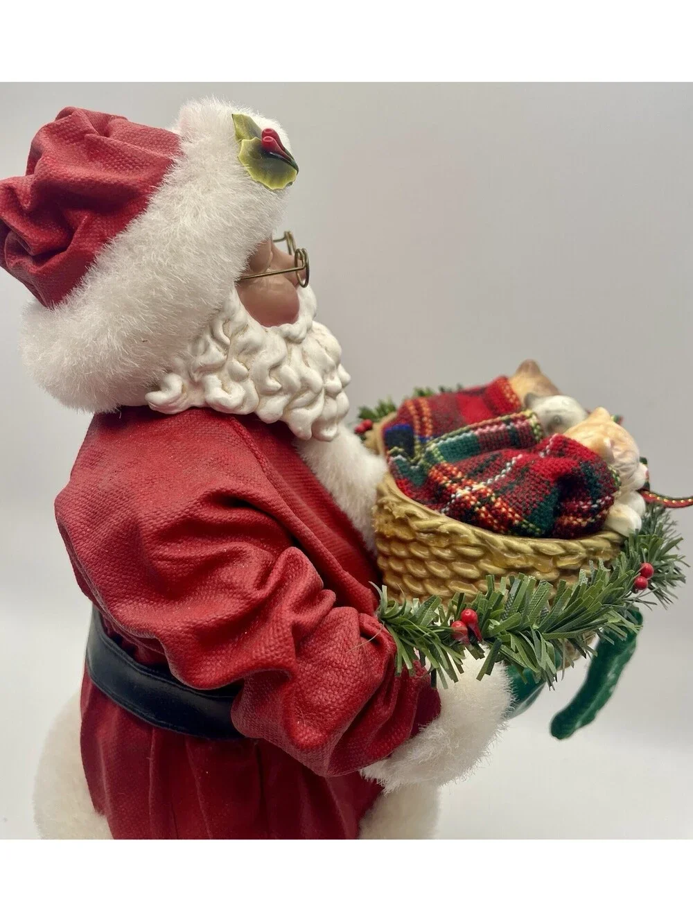 Clothtique Possible Dreams Santa Three Little Kittens Figurine #713315 ~ 2001